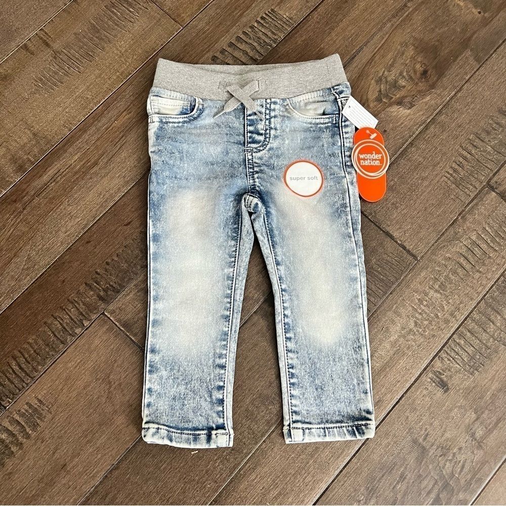 Wonder Nation Jeans 18M Denim Toddler Comfort Waist